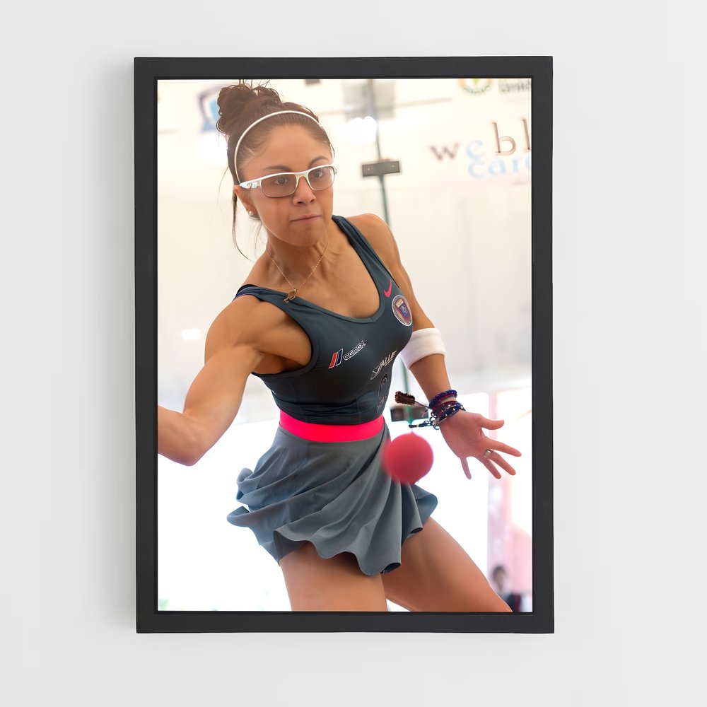Poster Paola de longoria – affiche Racquetball (vue 2)